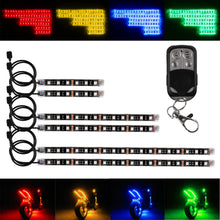 Load image into Gallery viewer, RGB Vioce Control LED Car Motorcycle Glow Lights