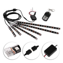 Load image into Gallery viewer, RGB Vioce Control LED Car Motorcycle Glow Lights